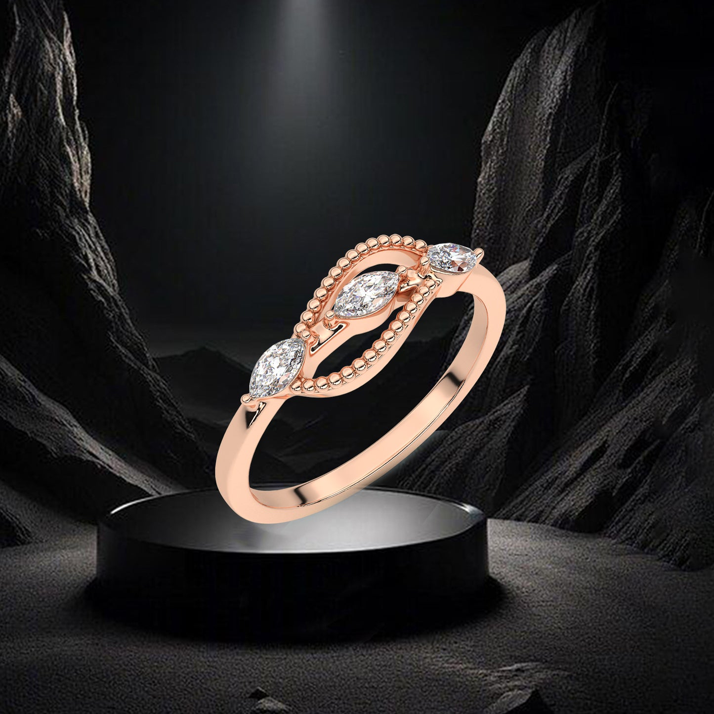 Moissanite Diamond 925 Silver Ring