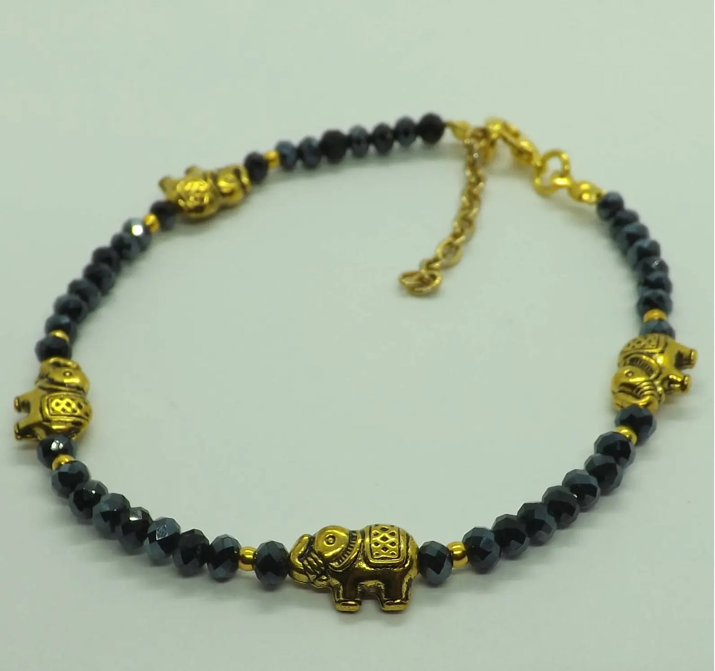 Lucky Elephant 925 Silver Anklet