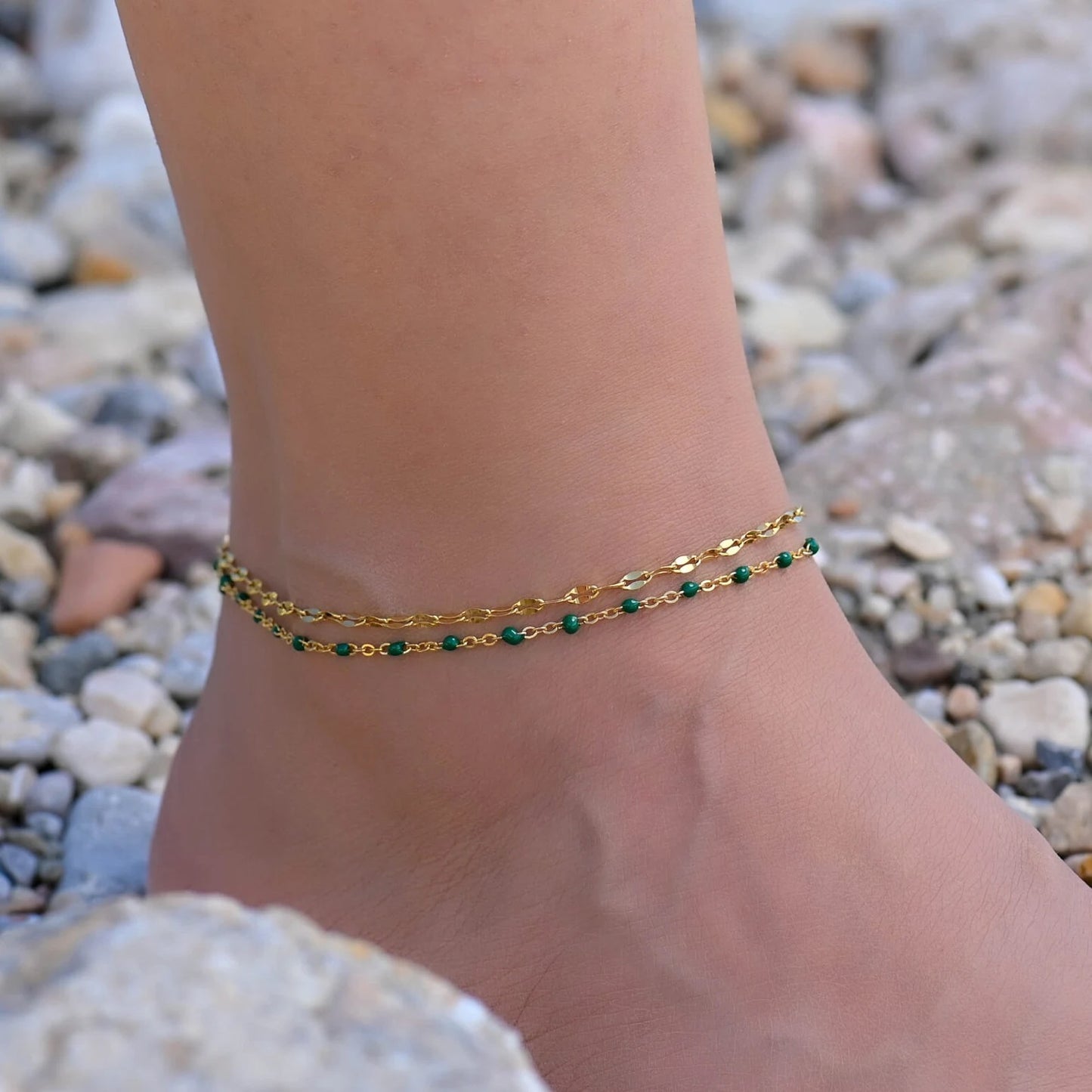 Boho 925 Silver Anklet