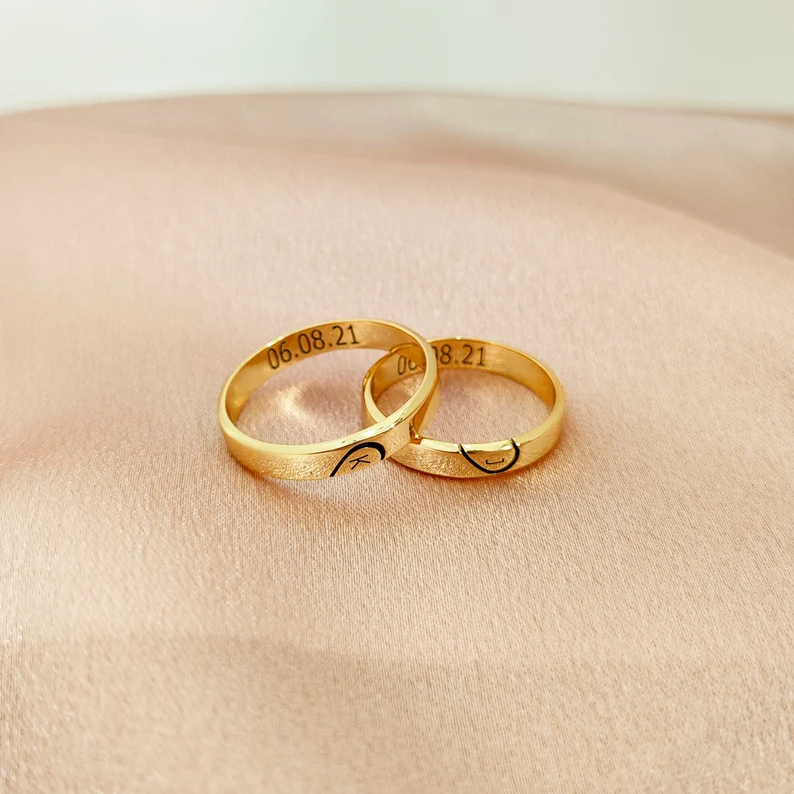 Nital 925 Silver Ring Set