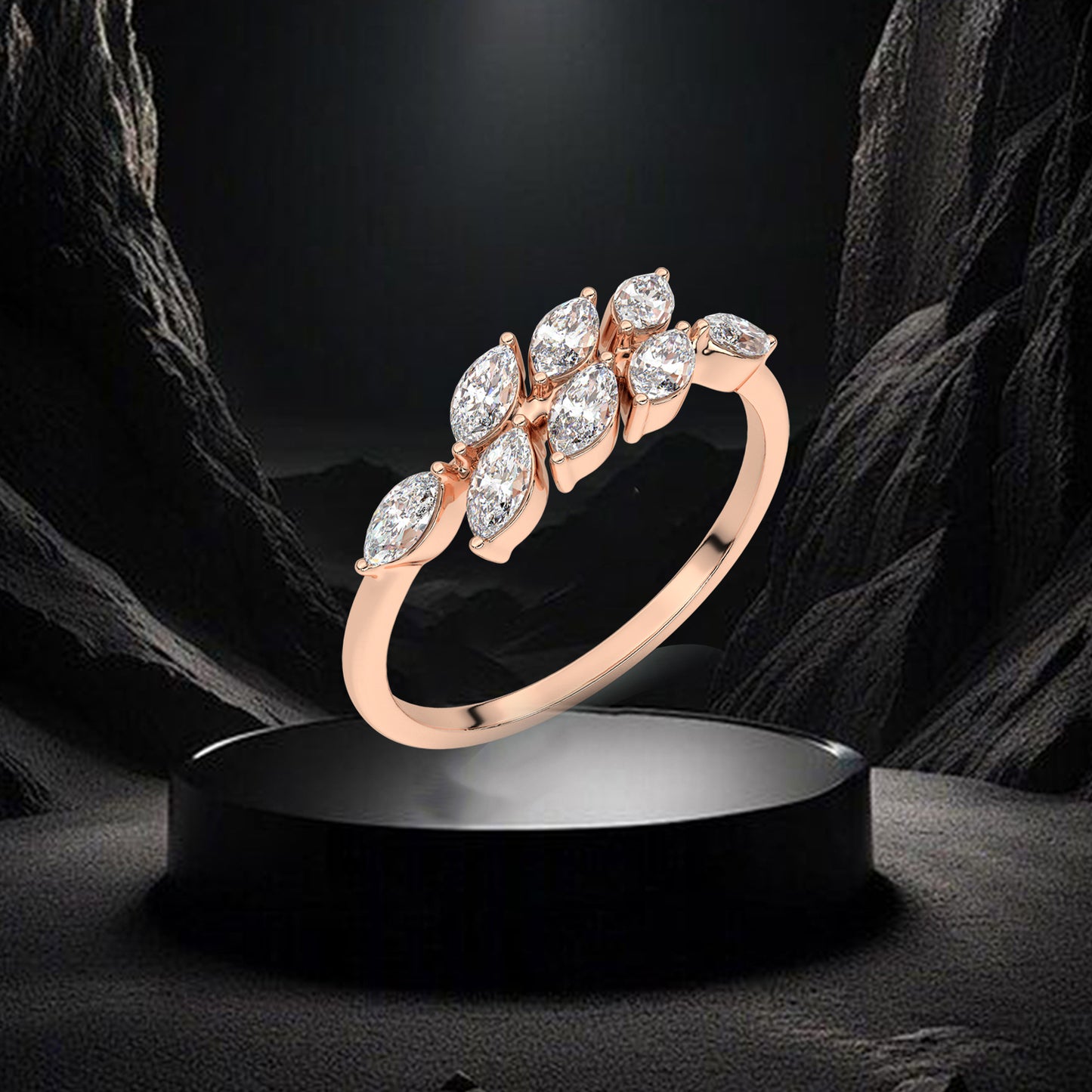 Moissanite Diamond 925 Silver Ring