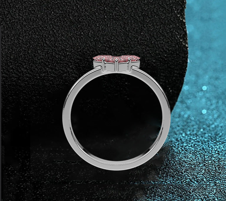 Fancy Heart 925 Silver Ring