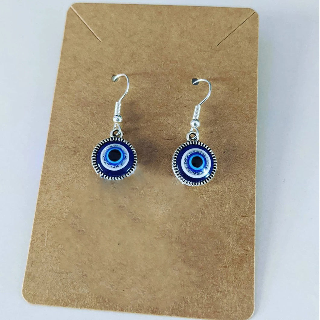 Casual Evil Eye 925 Silver Earring