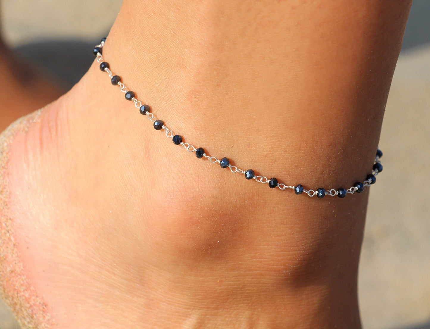 Boho 925 Silver Anklet
