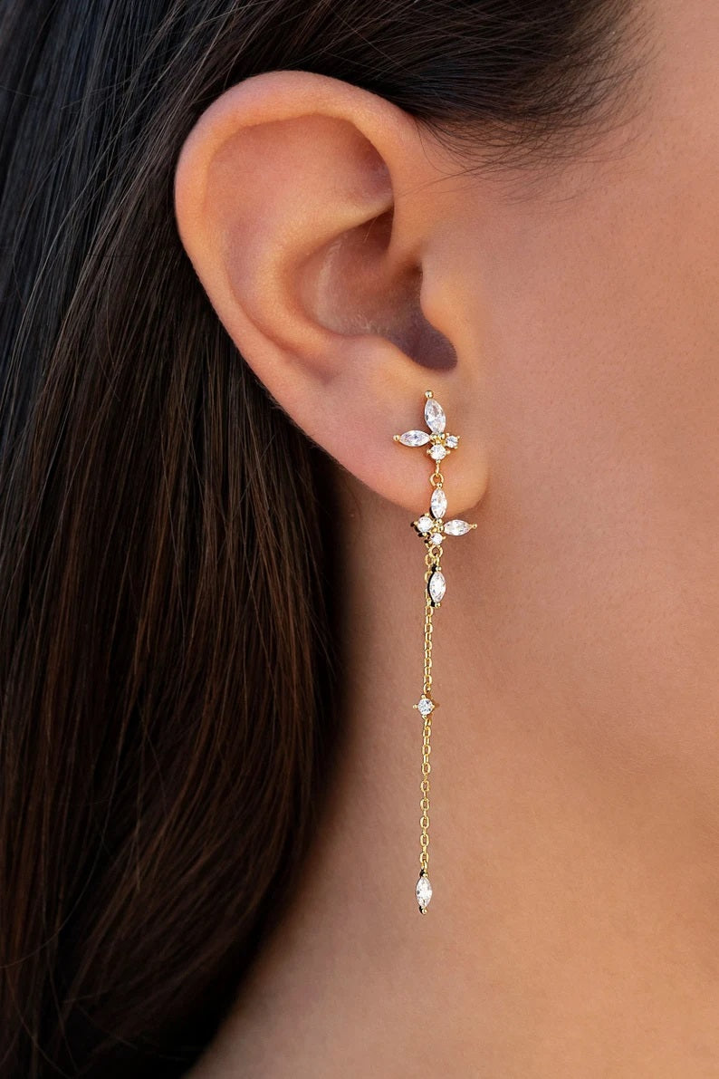 Jacklet Sui Dhaga 925 silver Earring