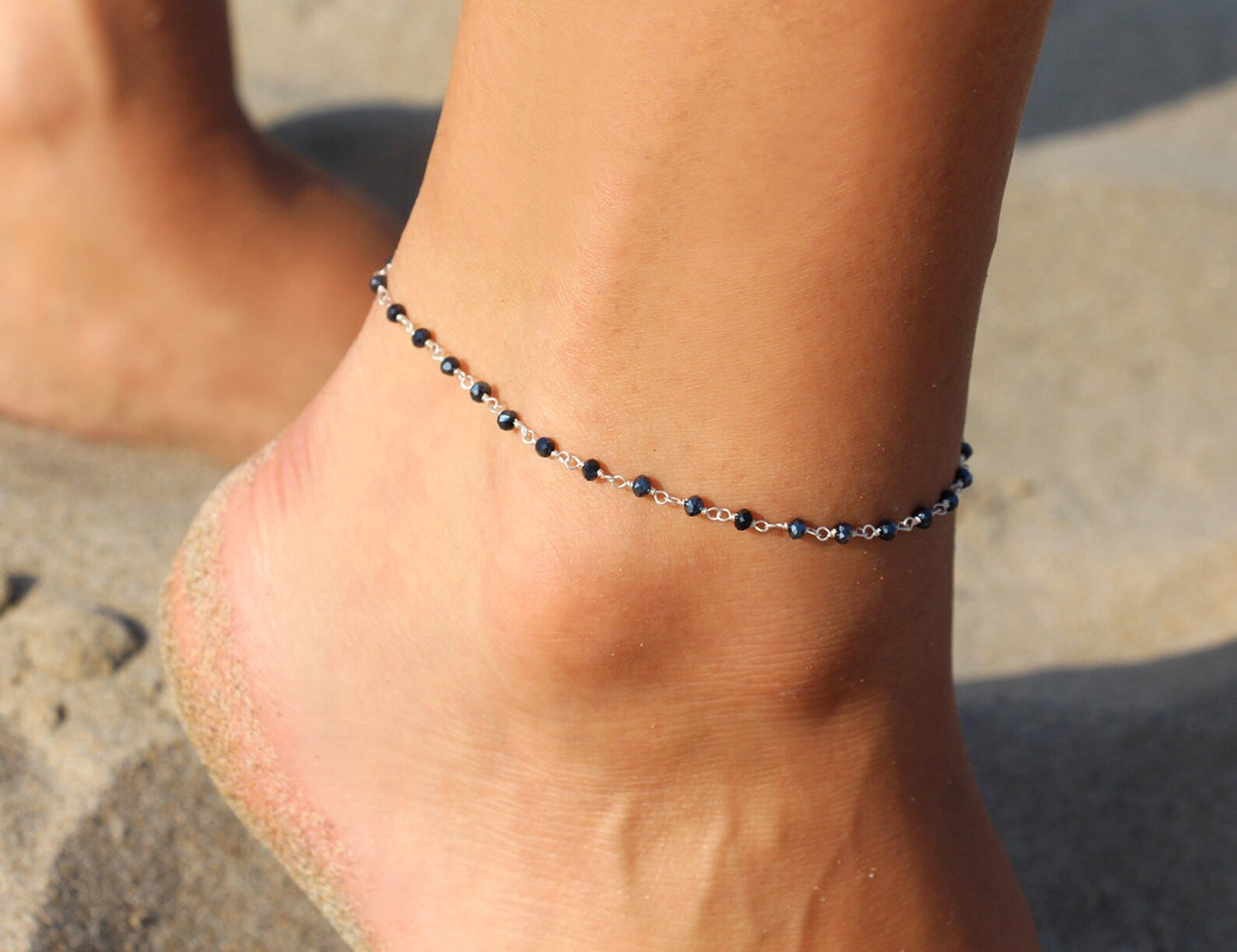 Boho 925 Silver Anklet