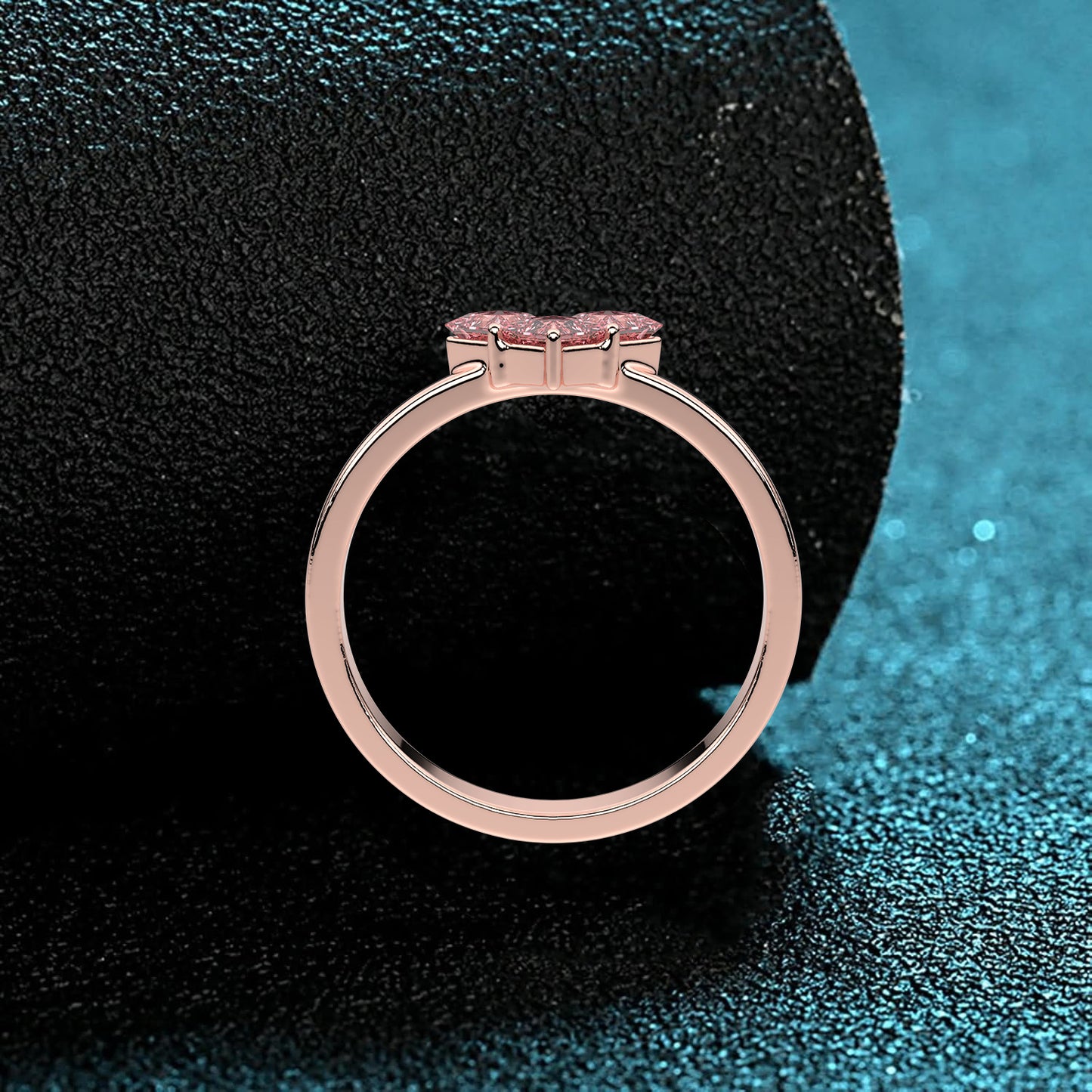 Fancy Heart 925 Silver Ring