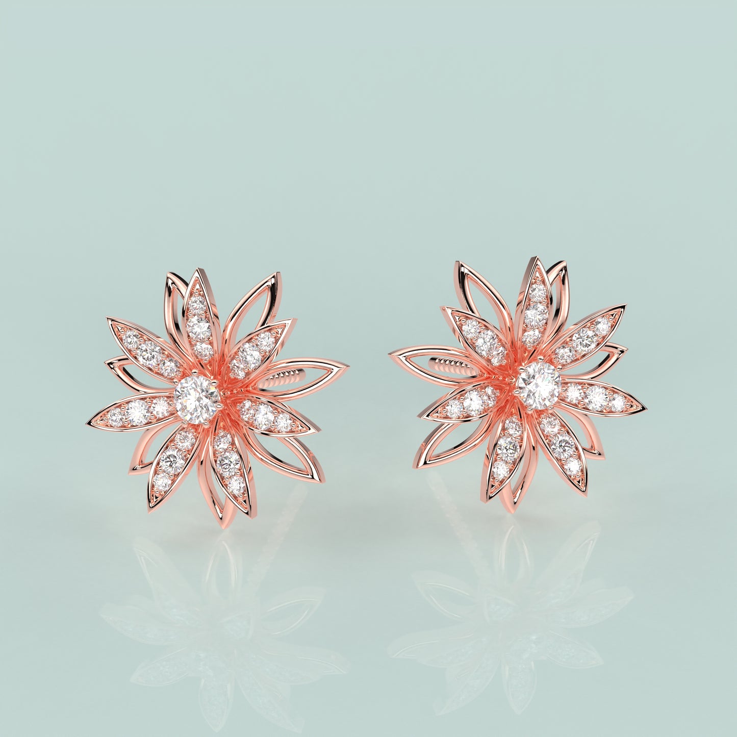 Symbol of Divinity Moissanite Diamond 925 Silver Earring