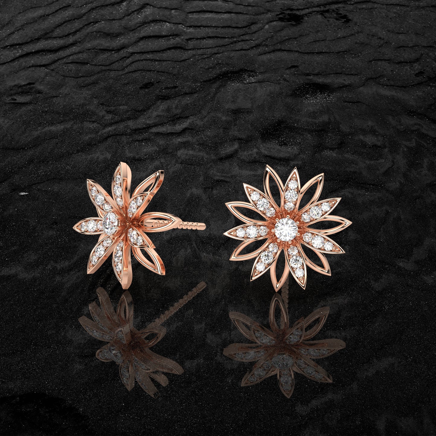 Symbol of Divinity Moissanite Diamond 925 Silver Earring