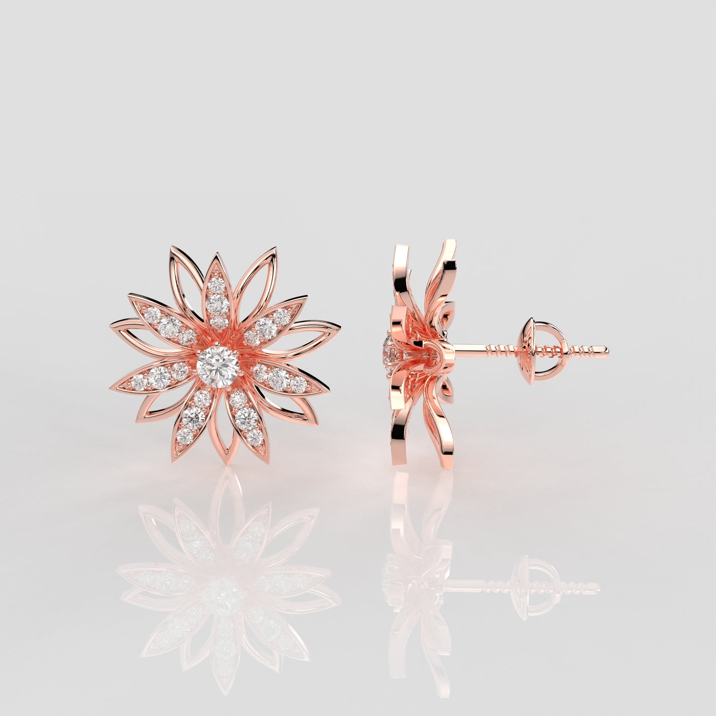 Symbol of Divinity Moissanite Diamond 925 Silver Earring
