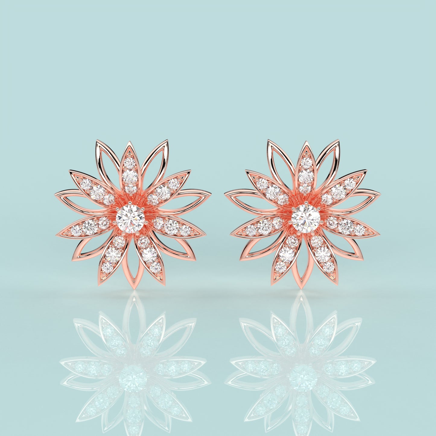 Symbol of Divinity Moissanite Diamond 925 Silver Earring