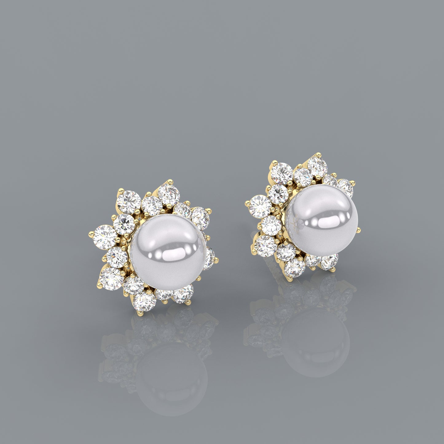 Zaver Moissanite Diamond 925 Silver Earring