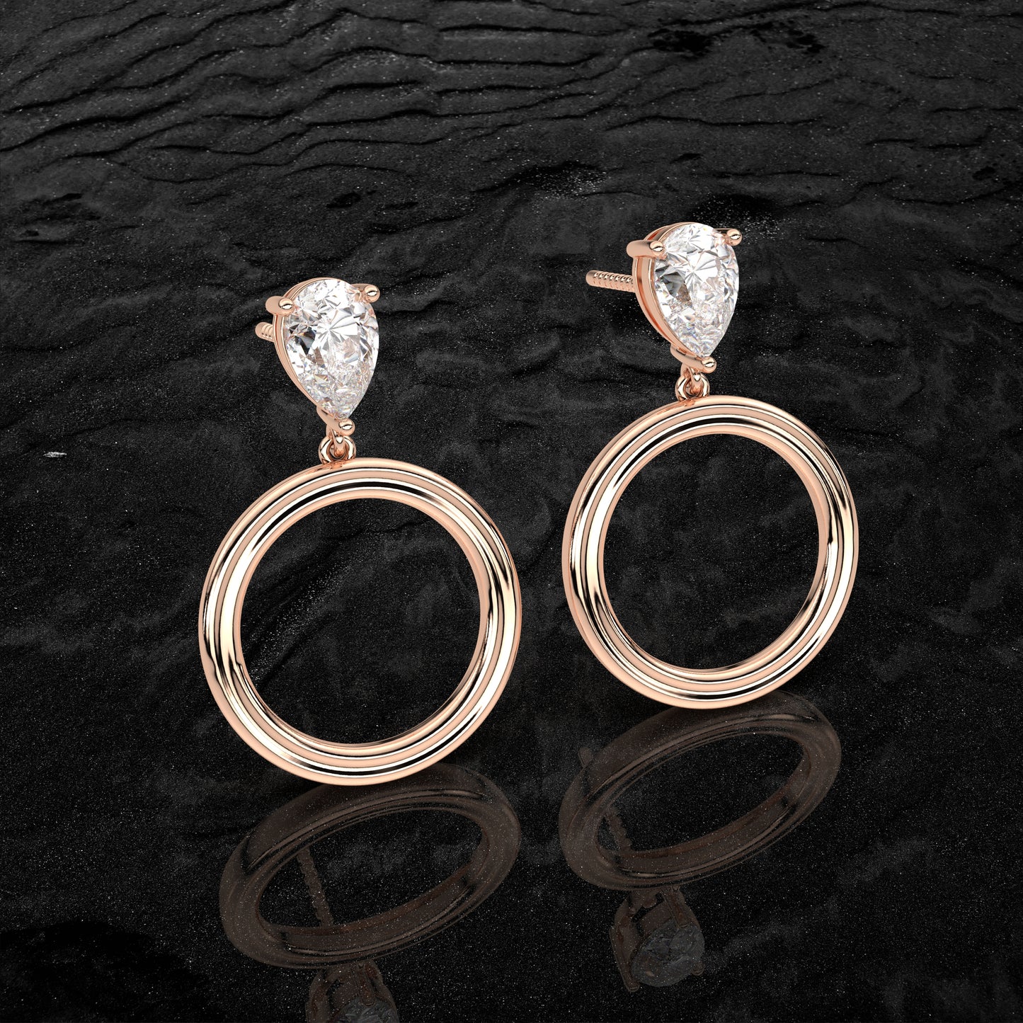Frendy Moissanite Diamond 925 Silver Earring