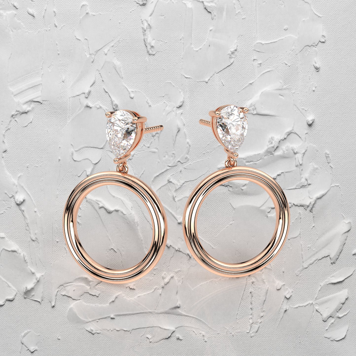 Frendy Moissanite Diamond 925 Silver Earring