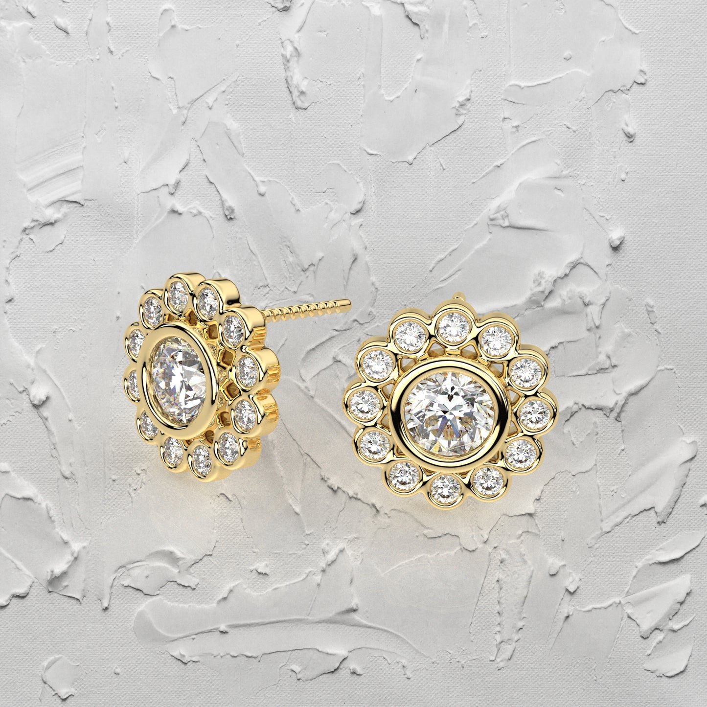 Thomas Moissanite Diamond 925 Silver Earring