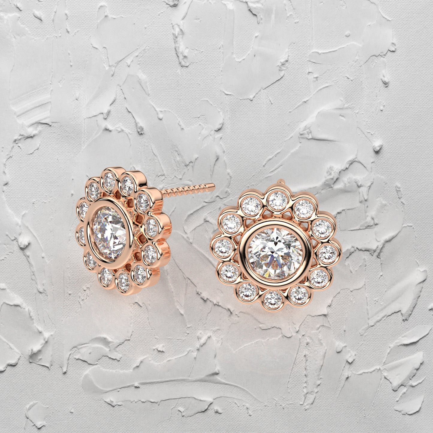 Thomas Moissanite Diamond 925 Silver Earring
