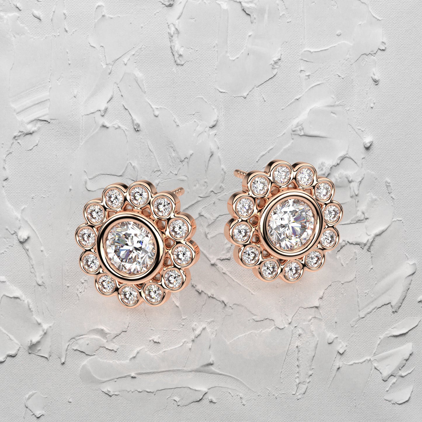 Thomas Moissanite Diamond 925 Silver Earring