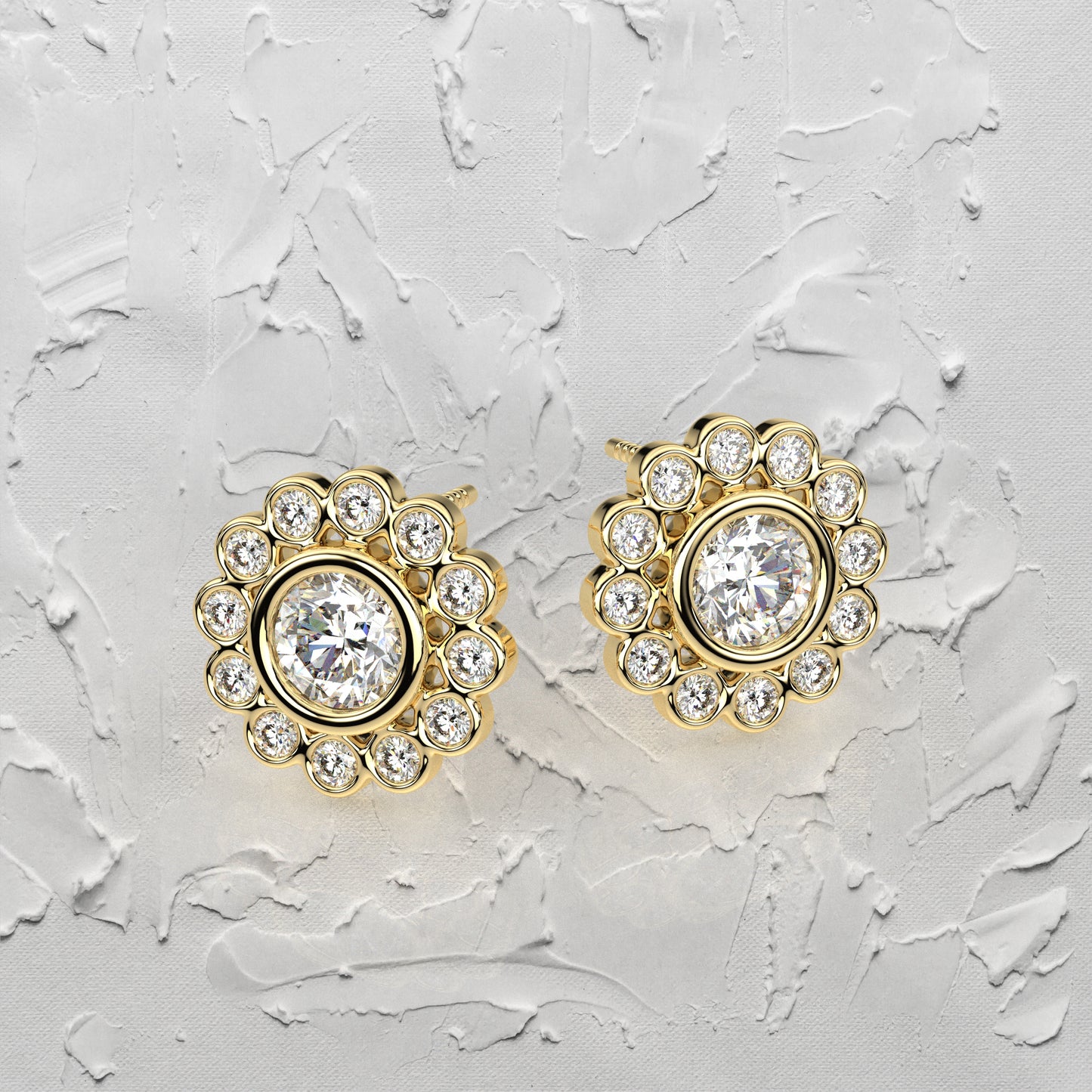 Thomas Moissanite Diamond 925 Silver Earring