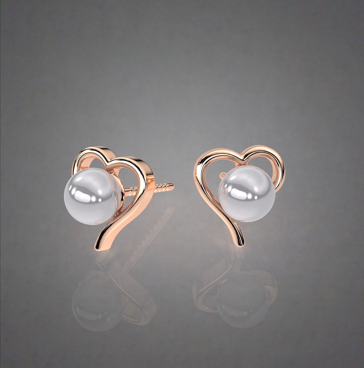 Love Heart 925 Silver Earring