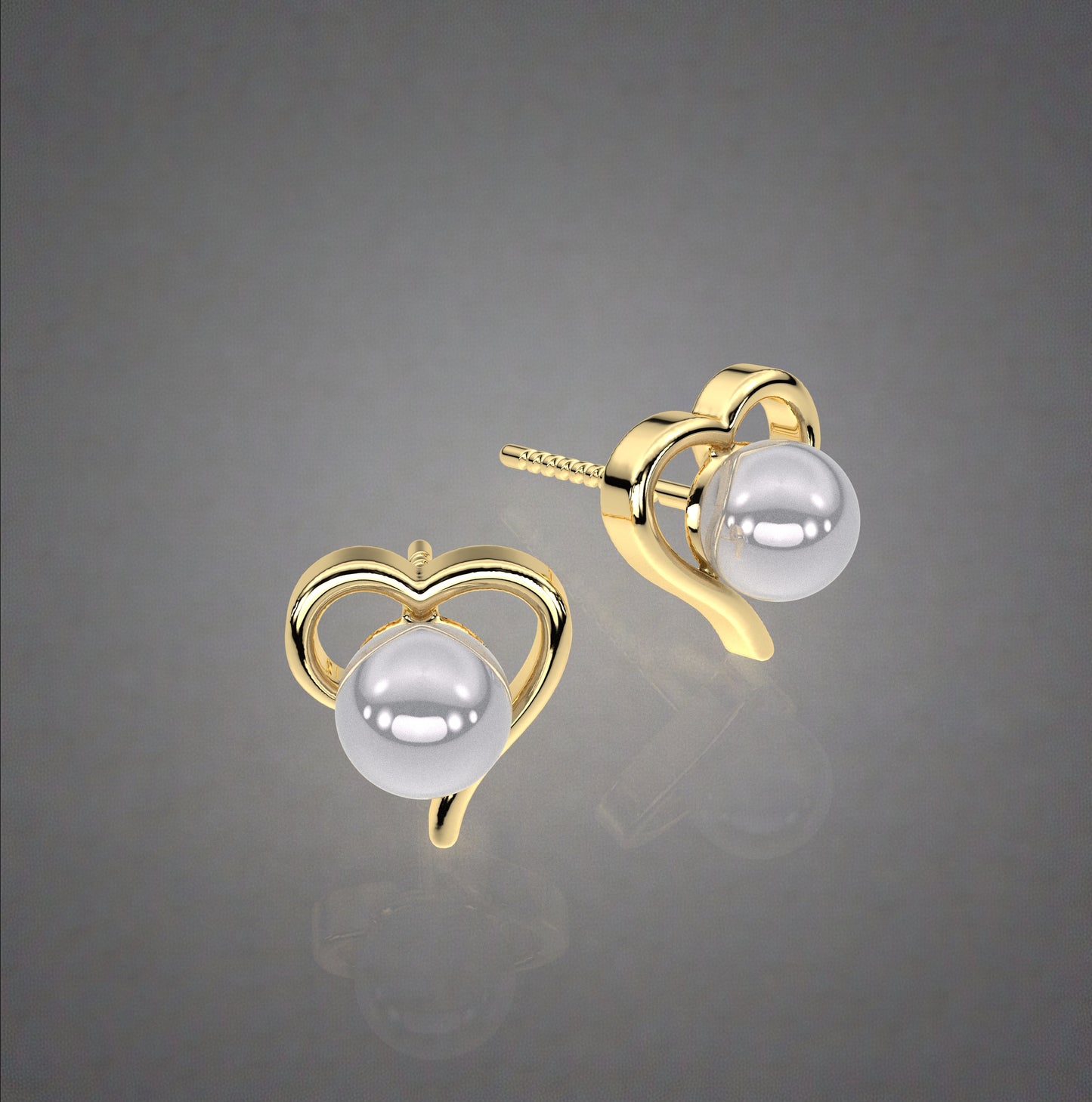 Love Heart 925 Silver Earring