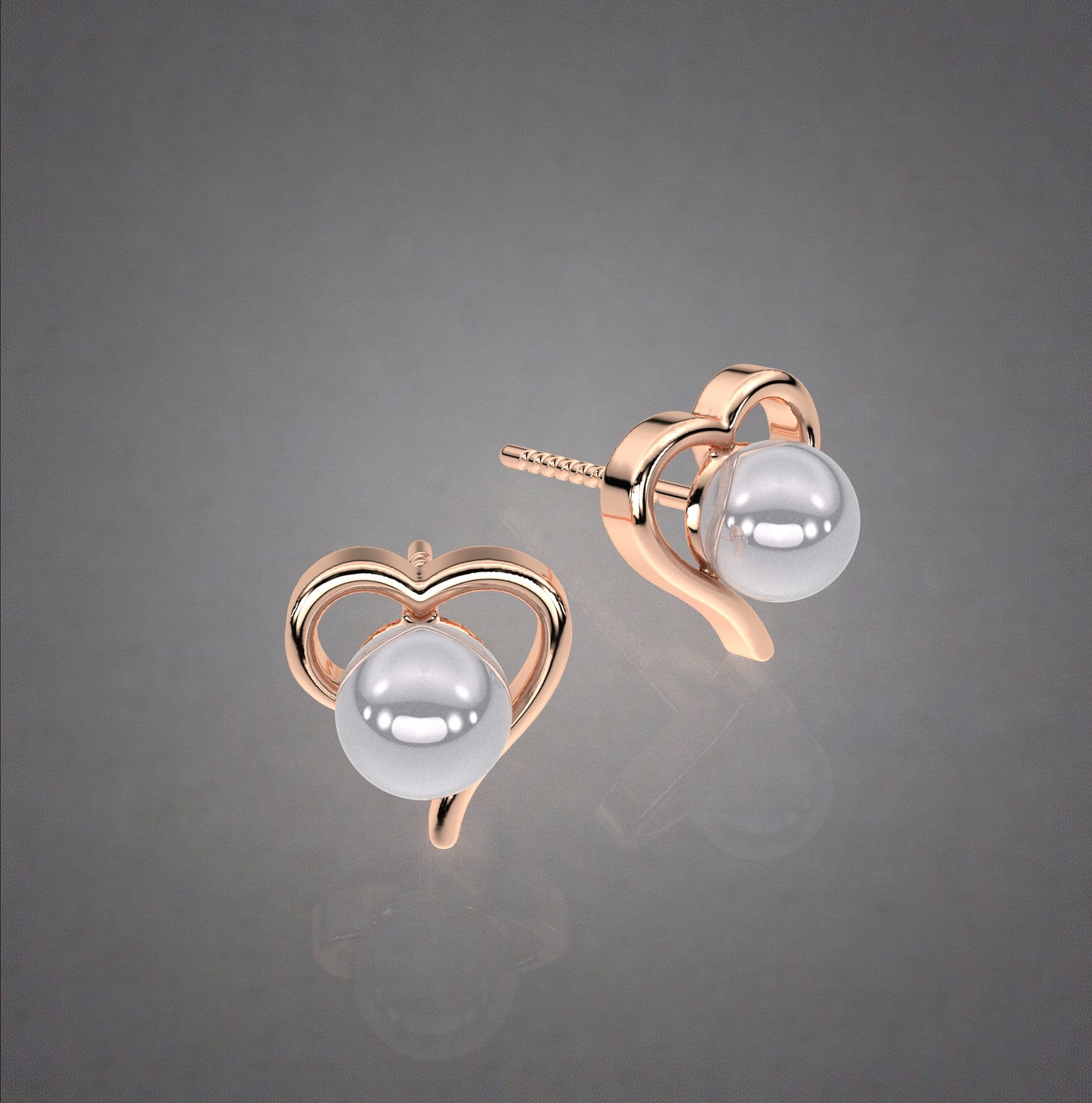 Love Heart 925 Silver Earring