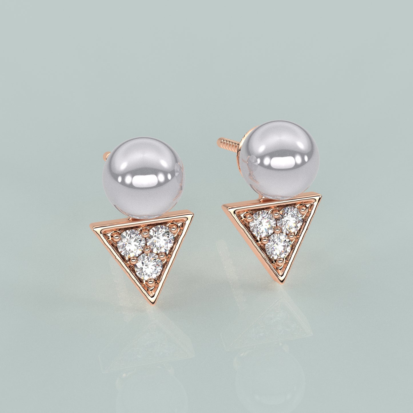 Moneekar Moissanite Diamond 925 Silver Earring