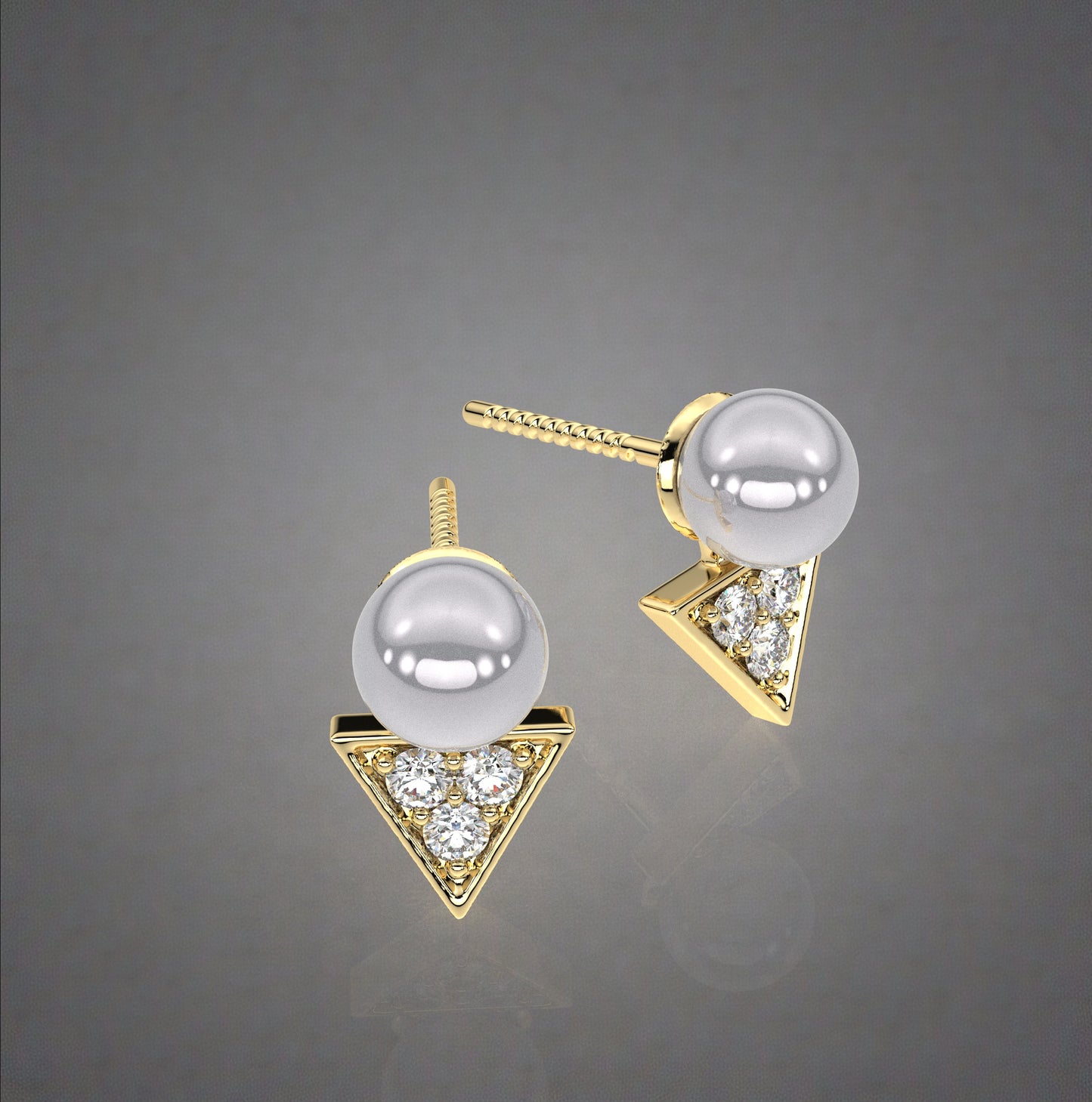 Moneekar Moissanite Diamond 925 Silver Earring