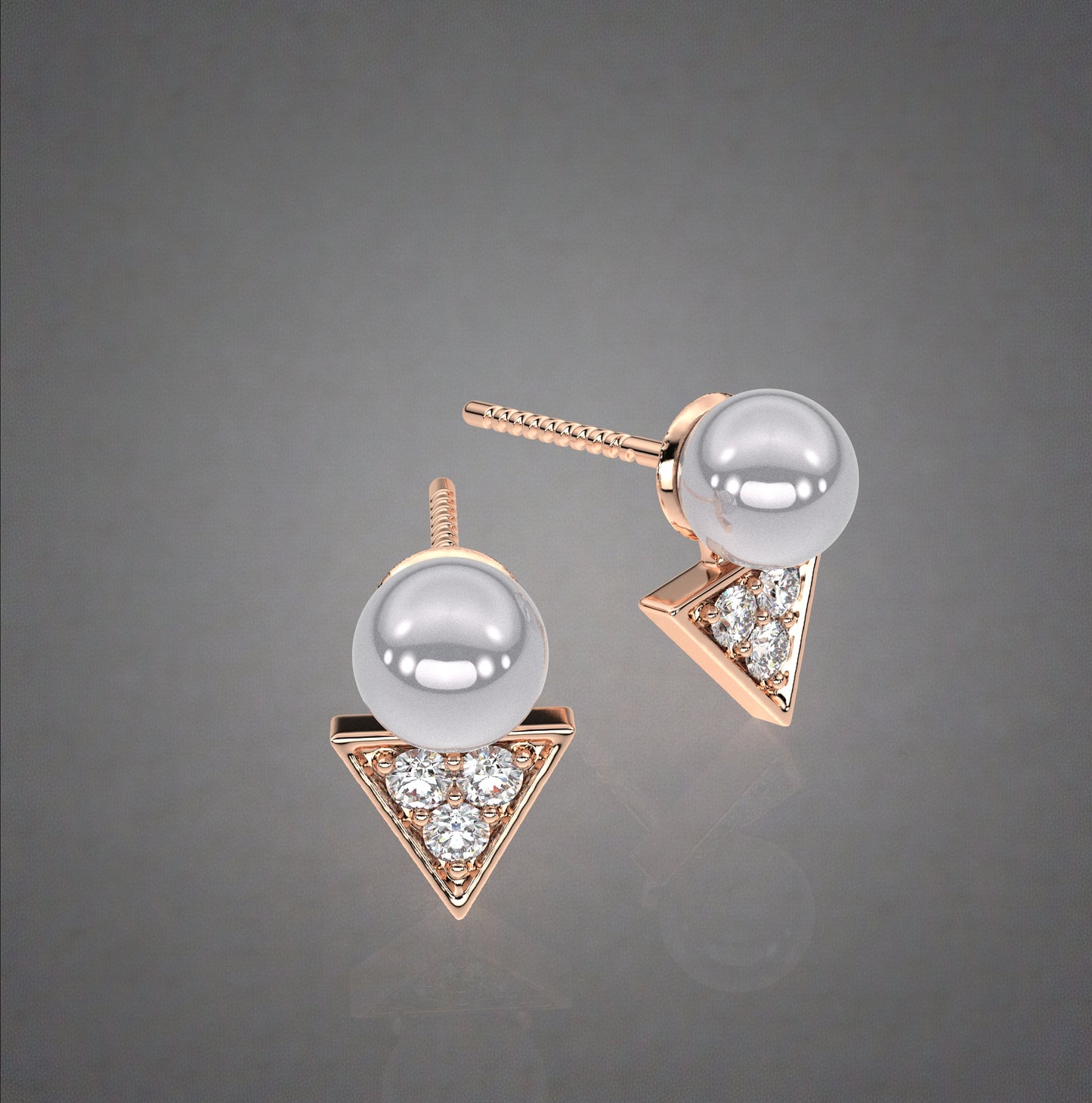 Moneekar Moissanite Diamond 925 Silver Earring