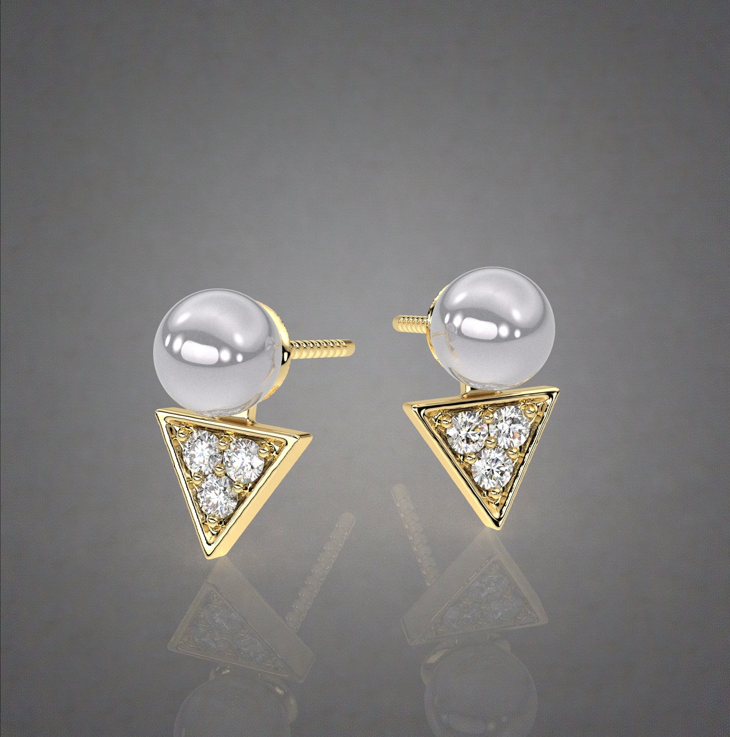 Moneekar Moissanite Diamond 925 Silver Earring
