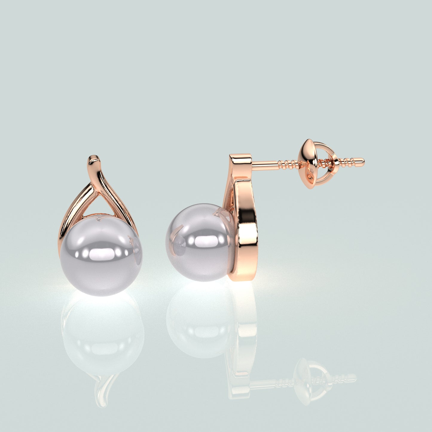 Sheel Pearl 925 Silver Earring