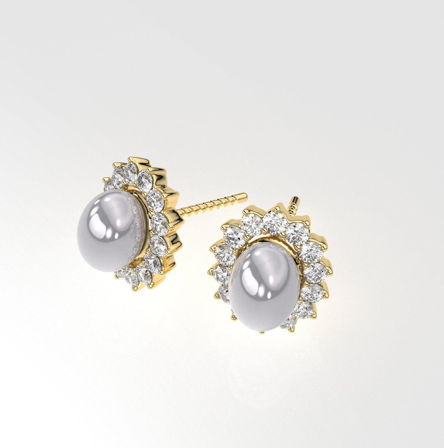 Isaac Moissanite Diamond 925 Silver Earring