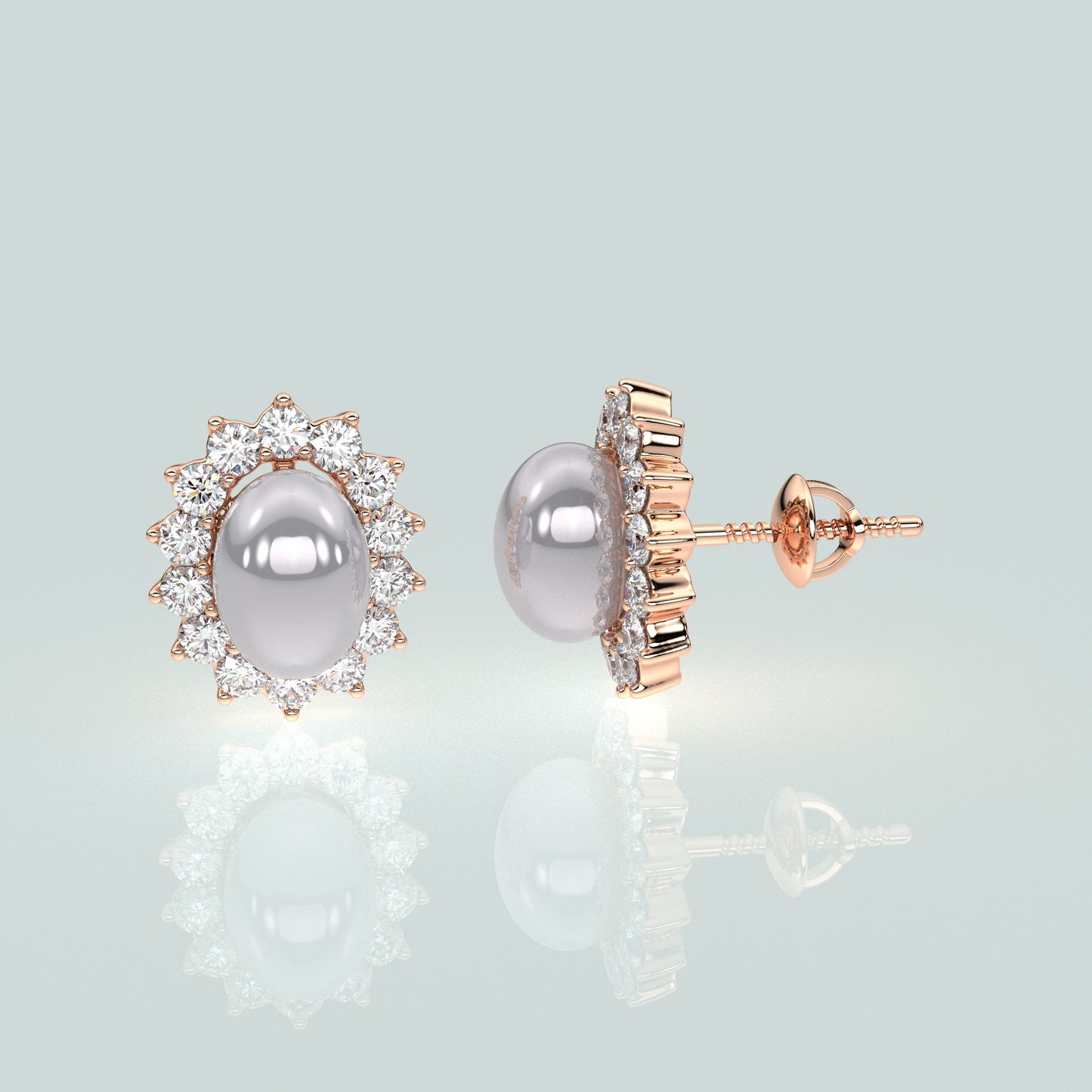 Isaac Moissanite Diamond 925 Silver Earring