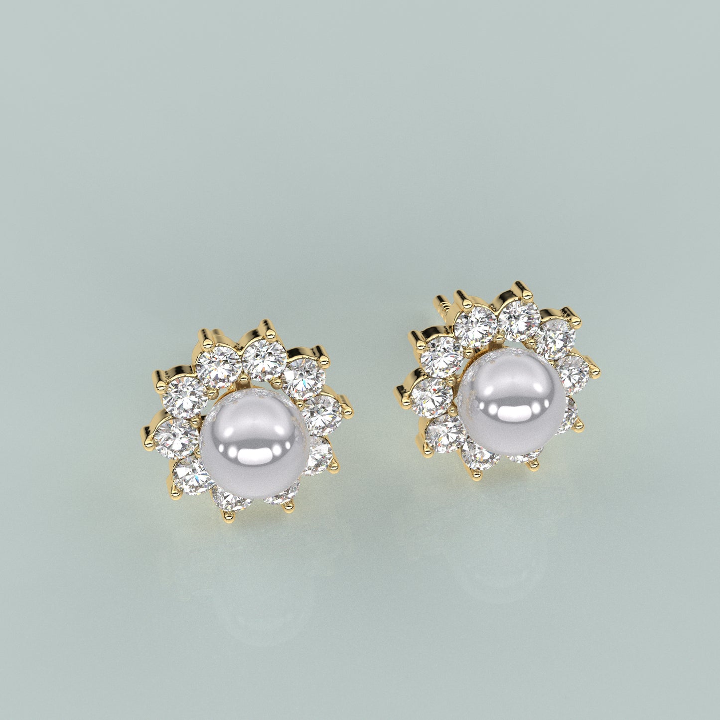 Classy Moissanite Diamond 925 Silver Earring