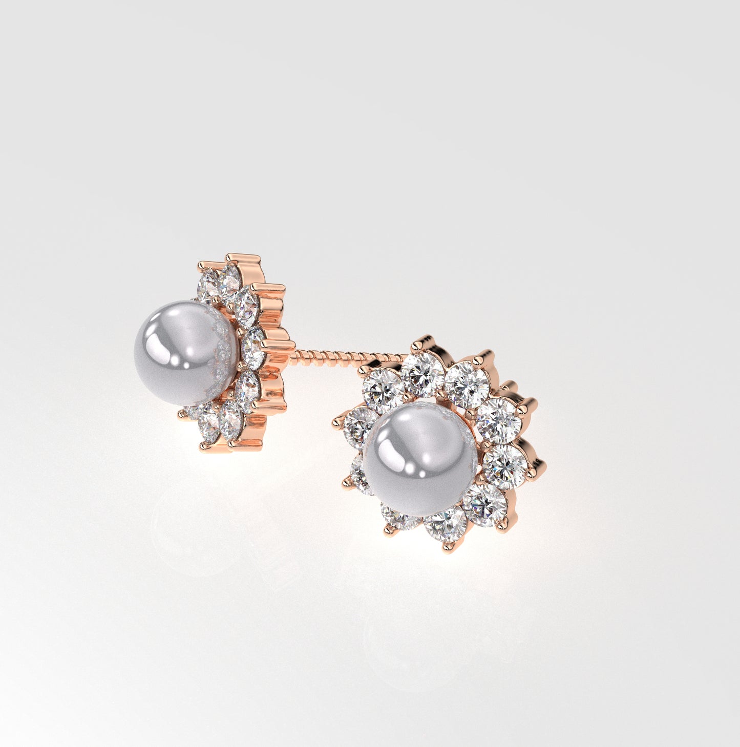 Classy Moissanite Diamond 925 Silver Earring