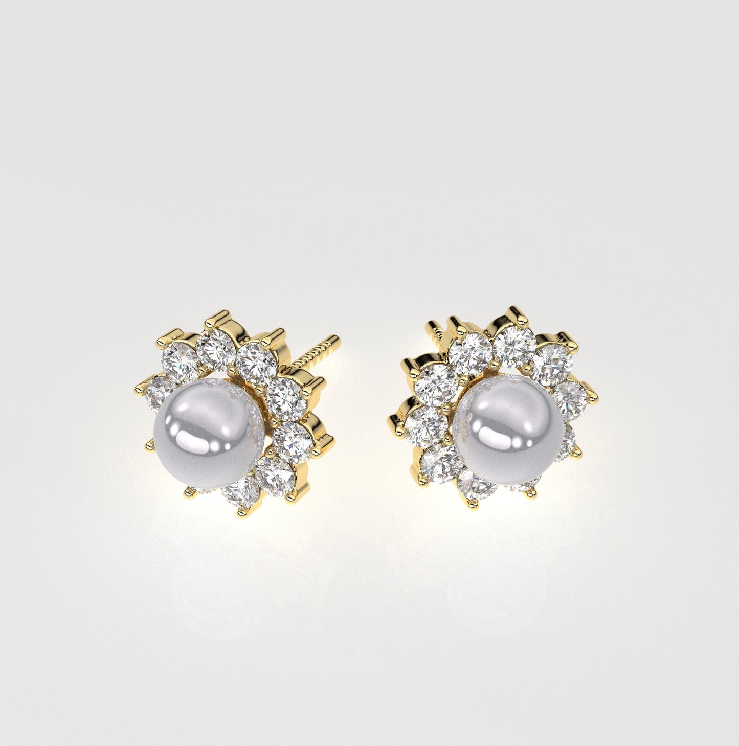 Classy Moissanite Diamond 925 Silver Earring