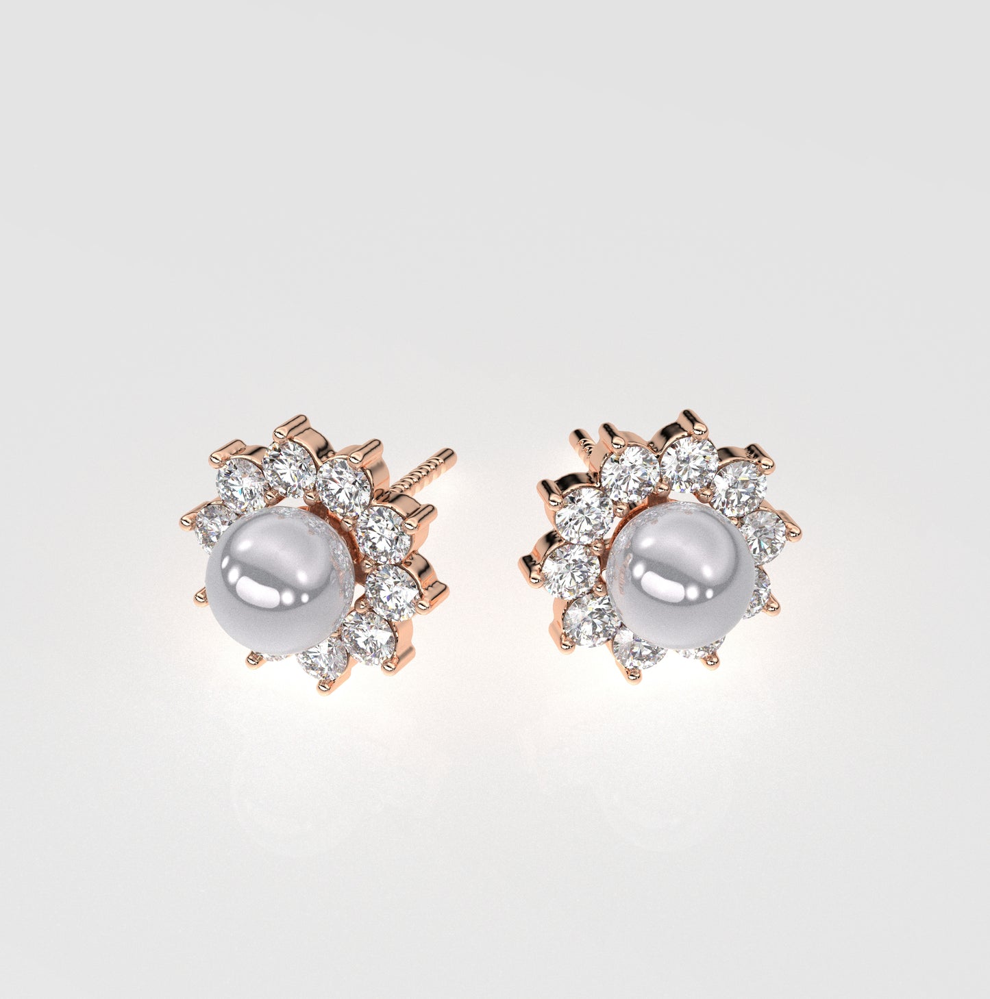 Classy Moissanite Diamond 925 Silver Earring