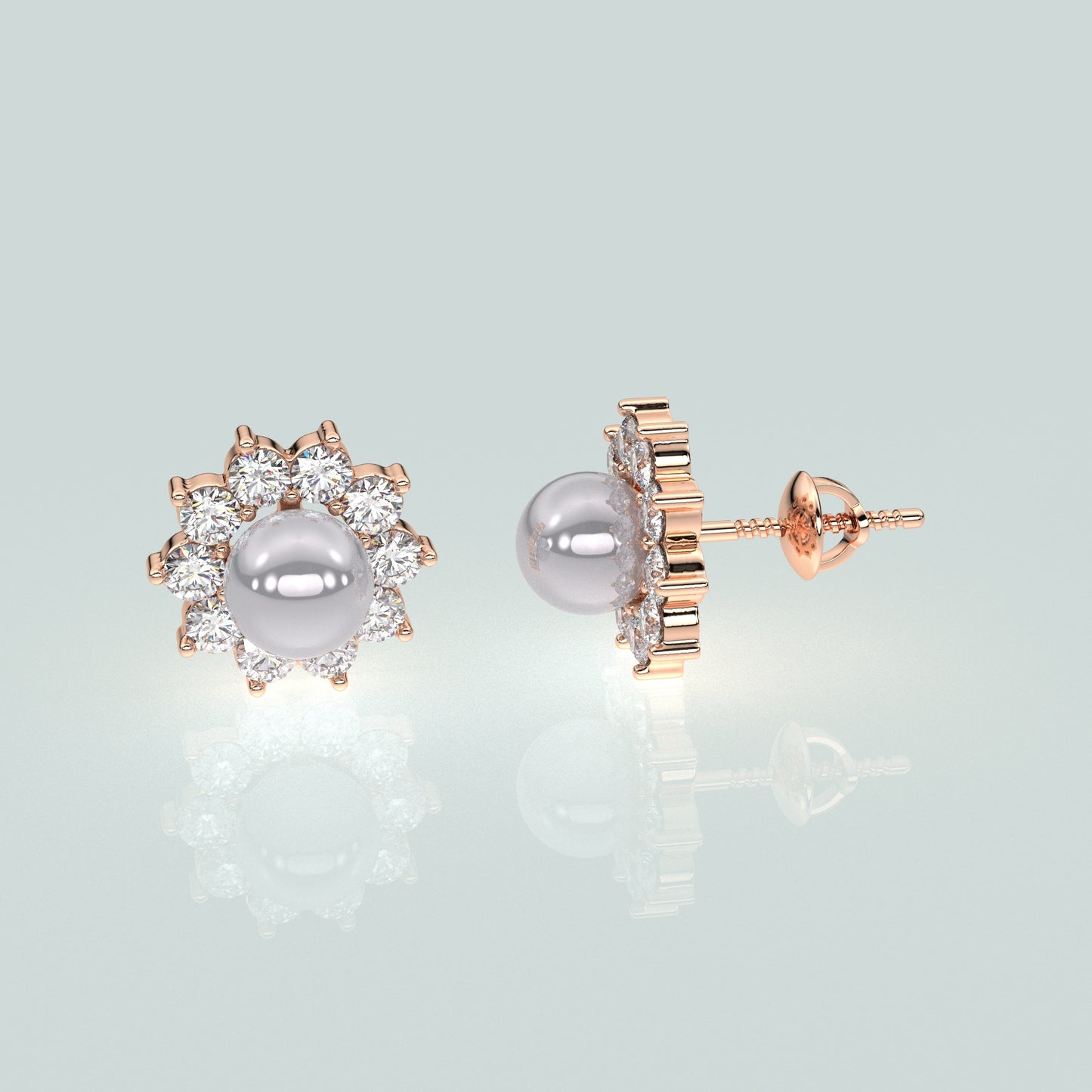Classy Moissanite Diamond 925 Silver Earring