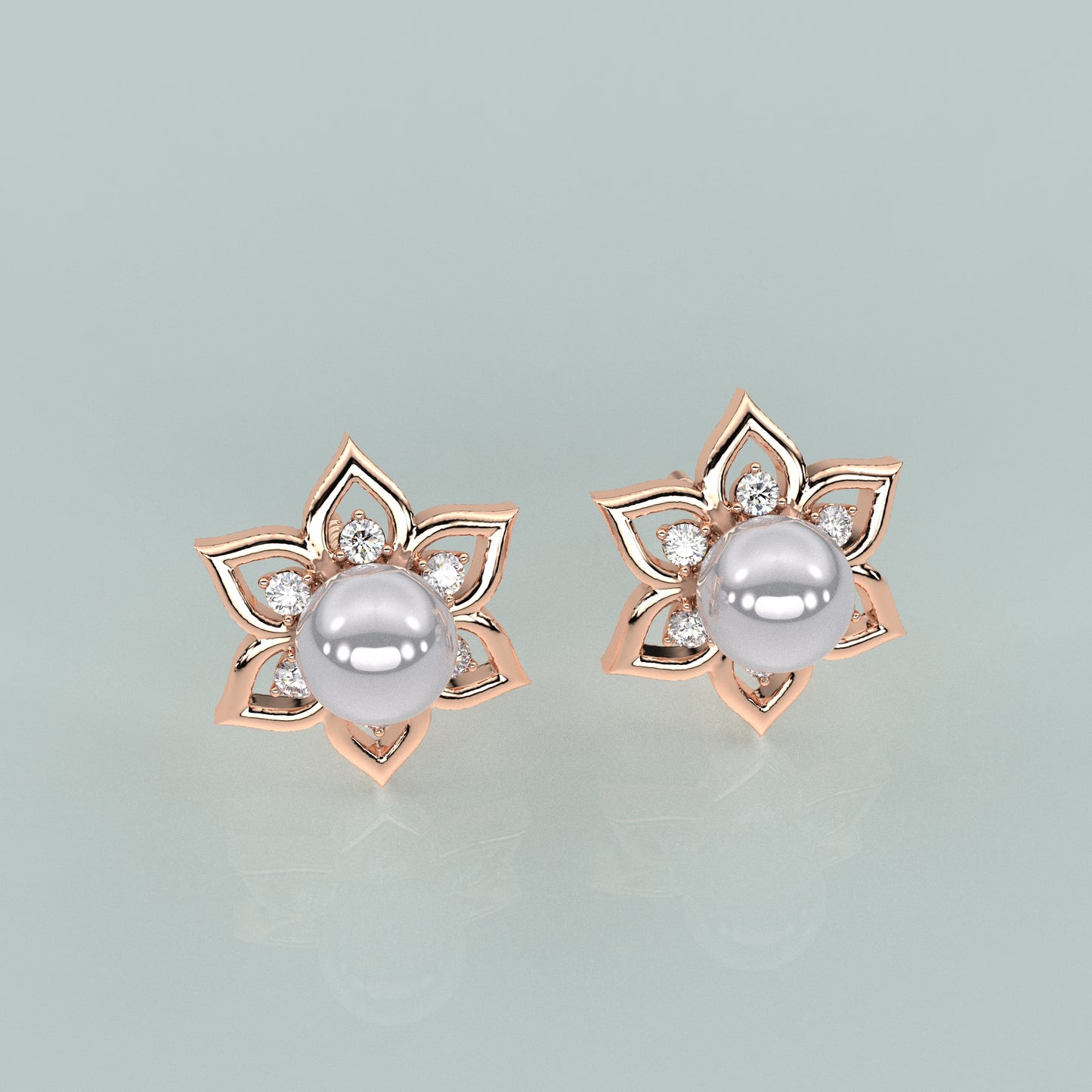 Delightful Moissanite Diamond 925 Silver Earring