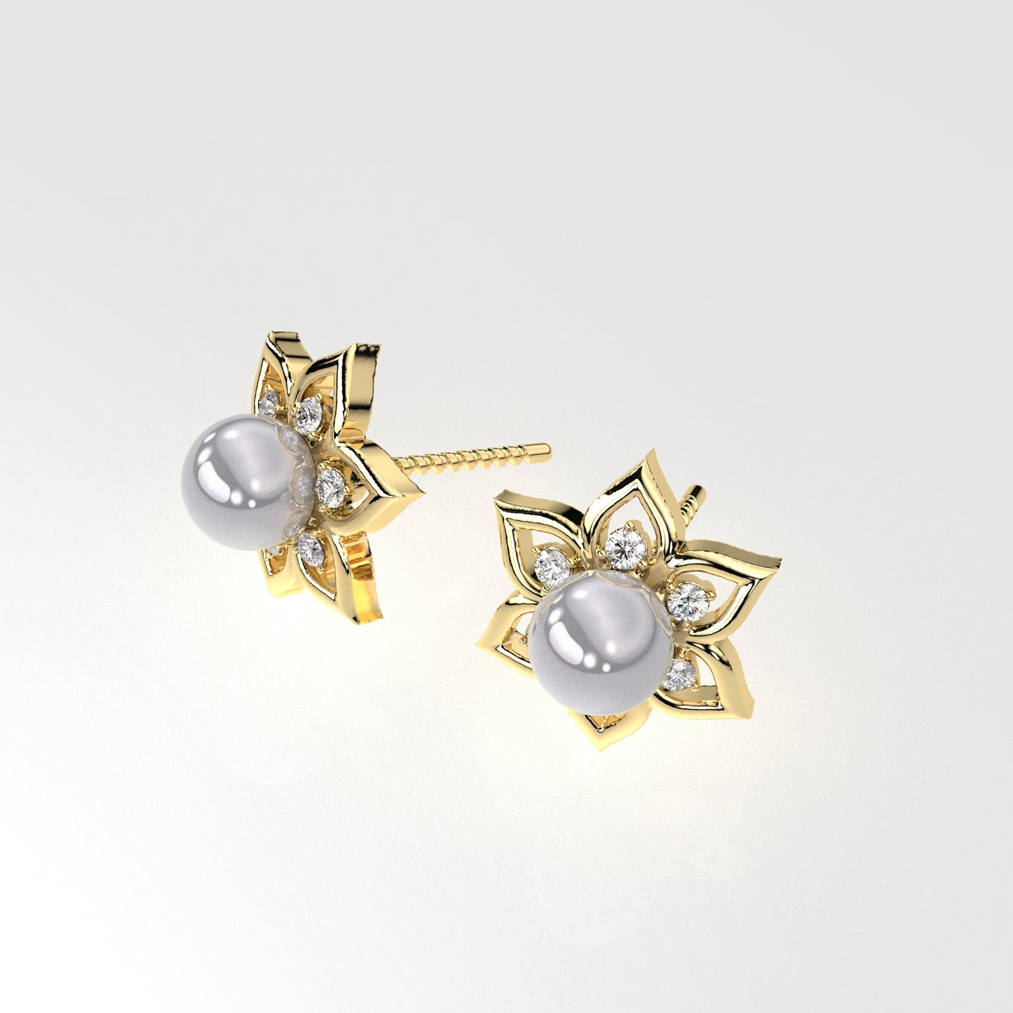 Delightful Moissanite Diamond 925 Silver Earring
