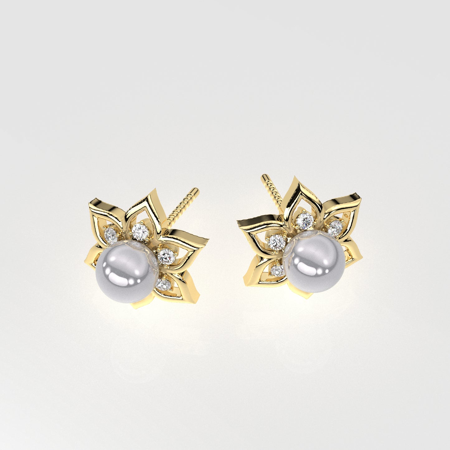 Delightful Moissanite Diamond 925 Silver Earring
