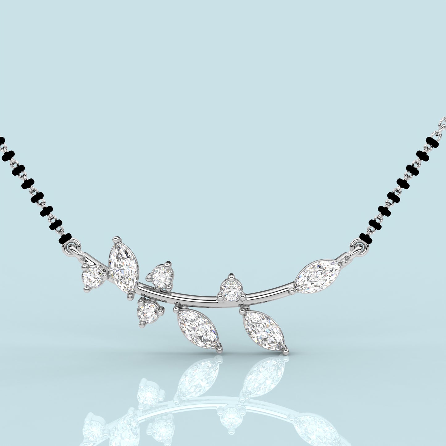 Lily 925 Silver Mangalsutra