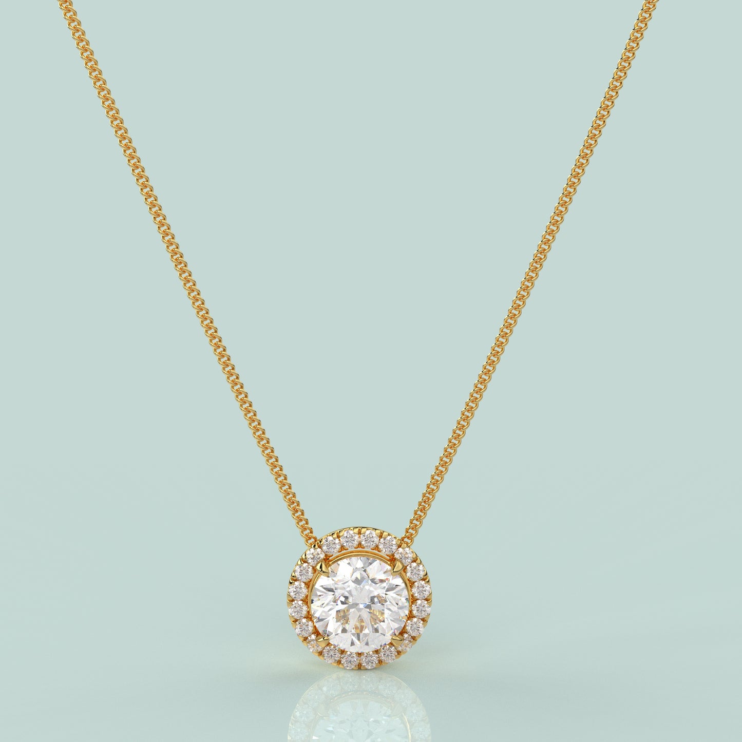 Nistra Moissanite Diamond 925 Silver Necklace