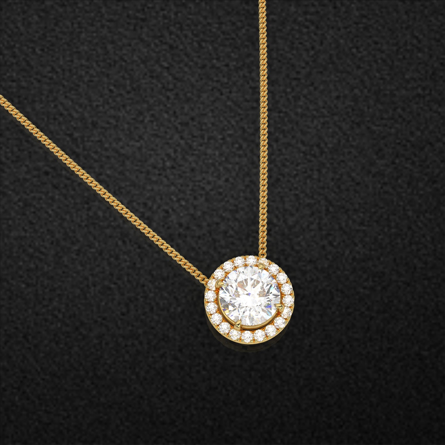 Nistra Moissanite Diamond 925 Silver Necklace