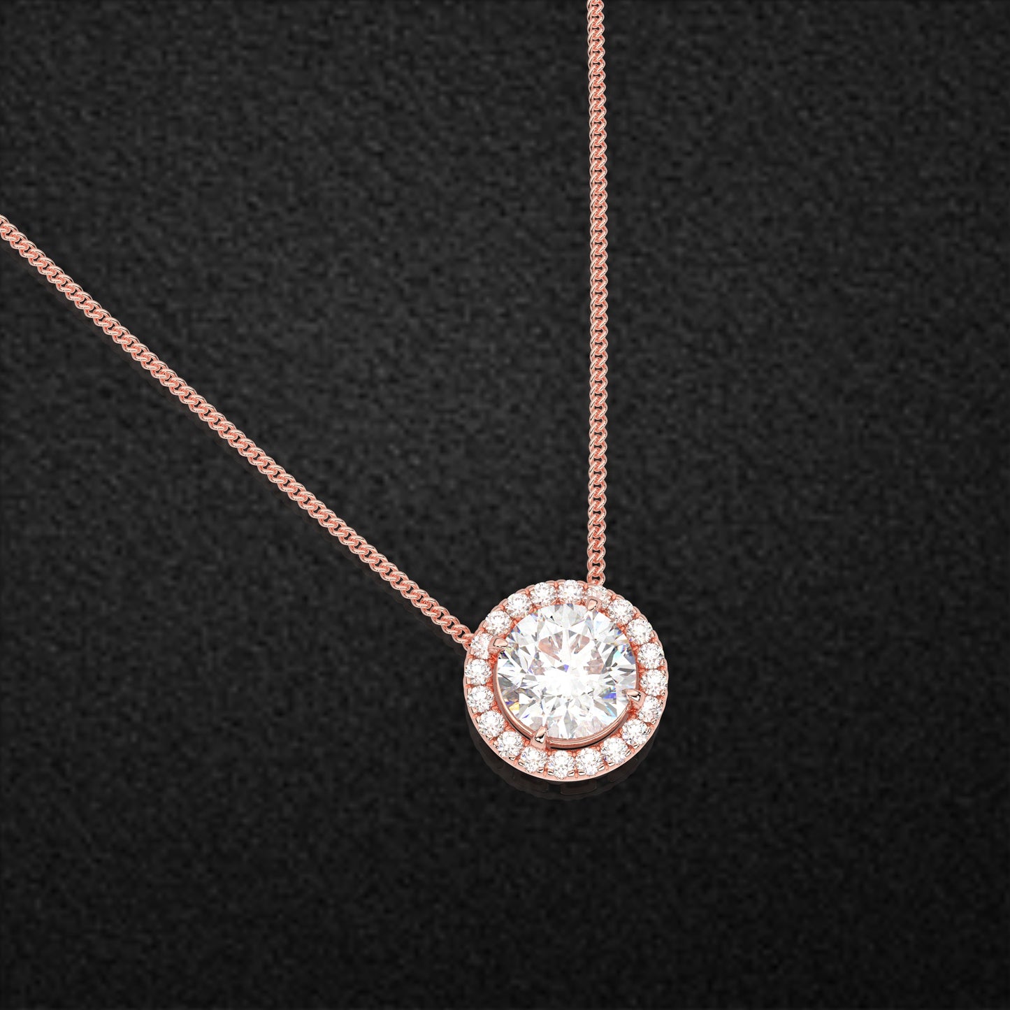 Nistra Moissanite Diamond 925 Silver Necklace
