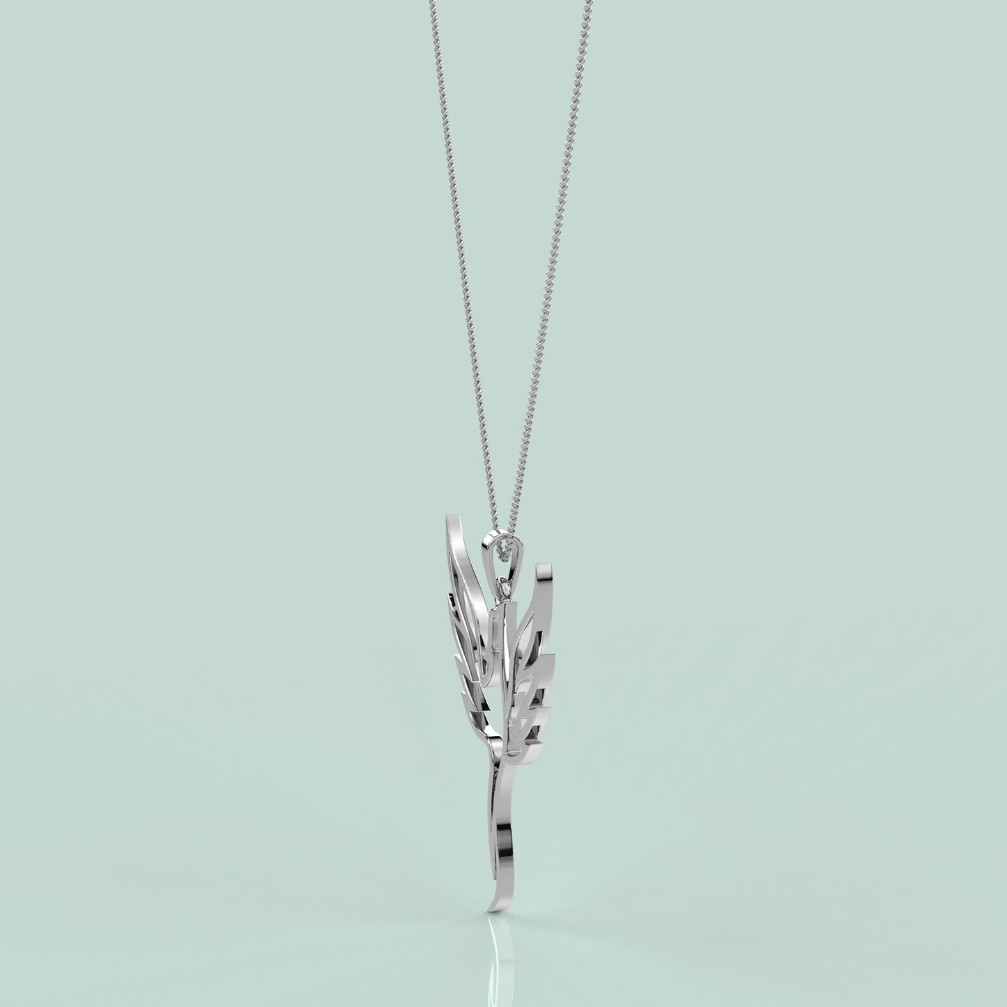 Eagle Moissanite Diamond 925 Silver Necklace