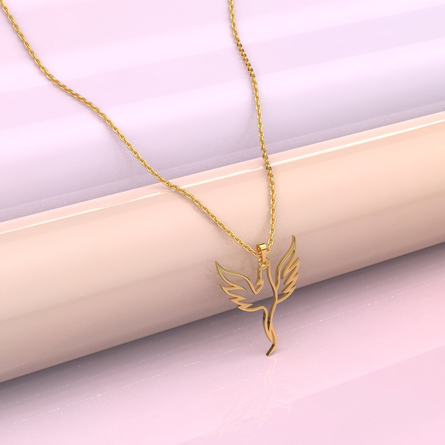 Eagle Moissanite Diamond 925 Silver Necklace