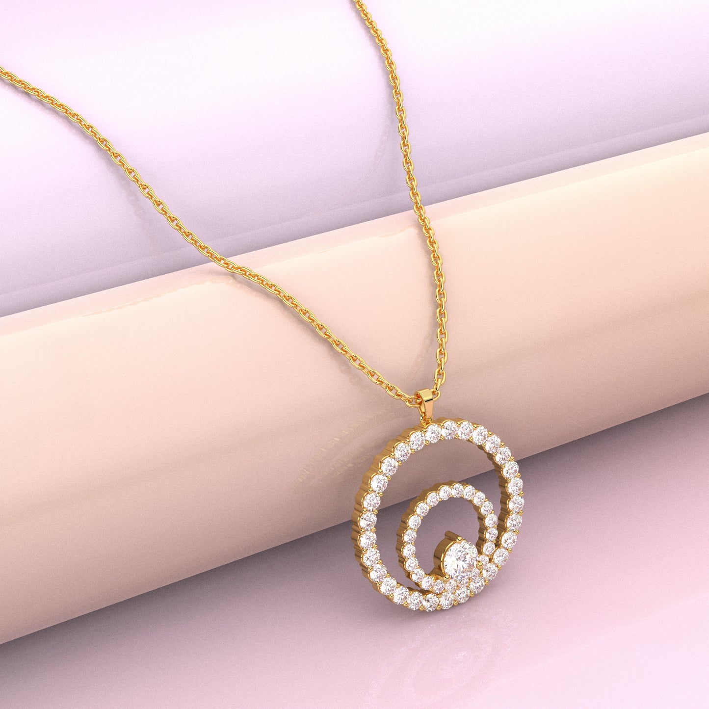 Stunning Moissanite Diamond 925 Silver Necklace