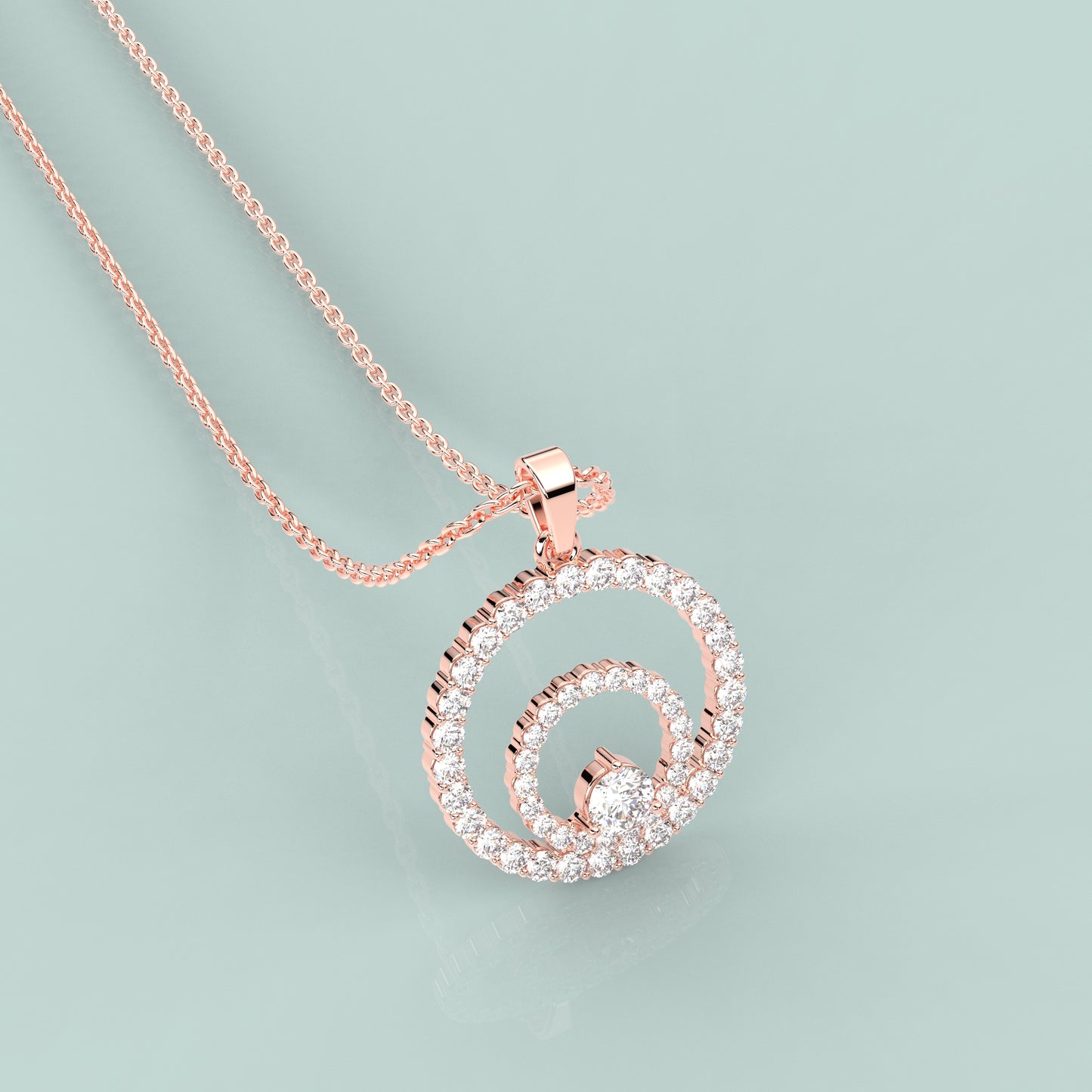 Stunning Moissanite Diamond 925 Silver Necklace