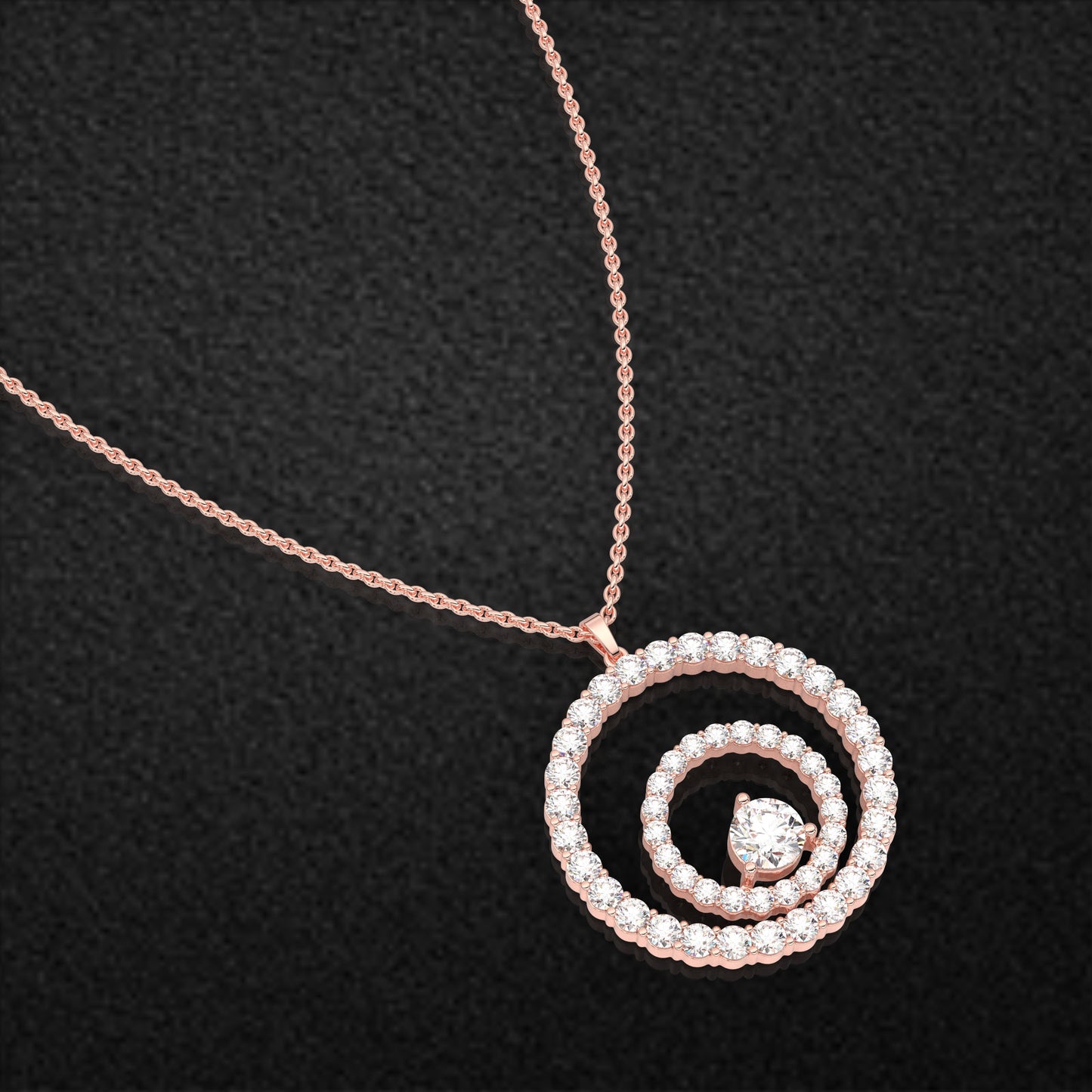 Stunning Moissanite Diamond 925 Silver Necklace