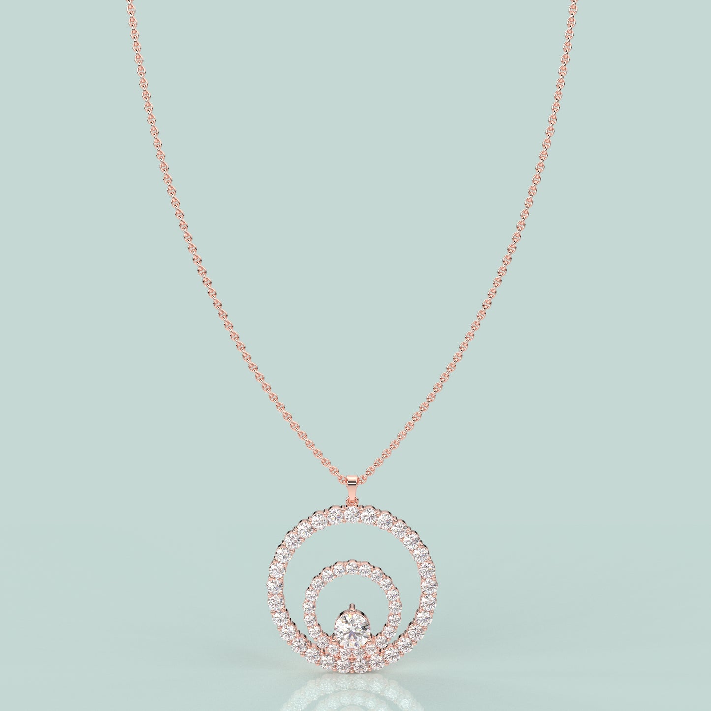 Stunning Moissanite Diamond 925 Silver Necklace